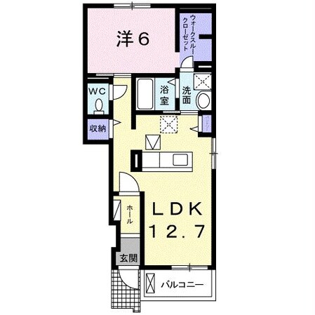 新前橋駅 徒歩44分 1階の物件間取画像